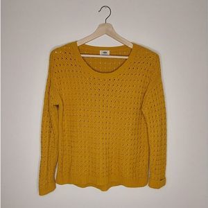 Old Navy Mustard Yellow Sweater
